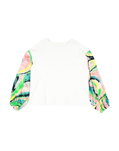 PUCCI T-shirt White 100% Cotton, Viscose, Silk