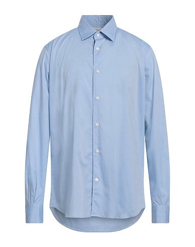 GLANSHIRT Solid color shirt BY SLOWEAR Sky blue 100% Cotton