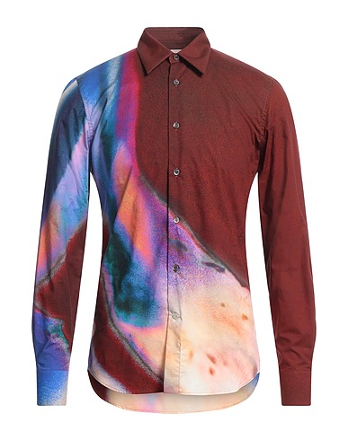 MCQUEEN Patterned shirt Navy 100% Cotton