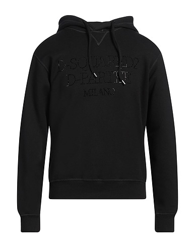 DSQUARED2 Hooded sweatshirt Black 100% Cotton