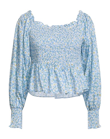 RIXO Top Azure 100% Cotton