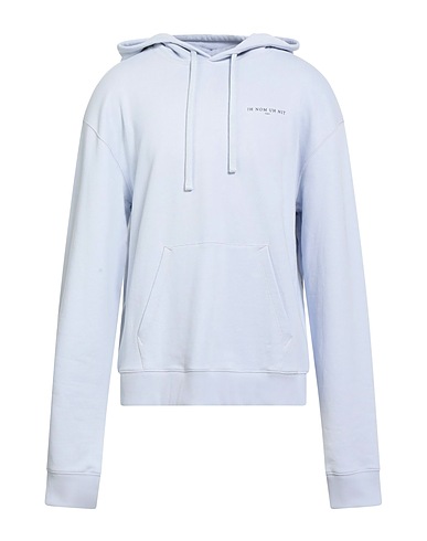 IH NOM UH NIT Hooded sweatshirt Sky blue 100% Cotton