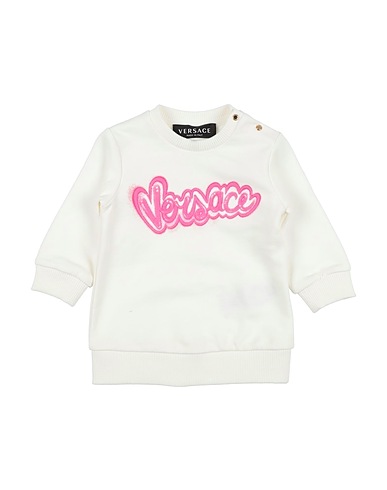 VERSACE YOUNG Vestido para bebé  White 100% Cotton, Elastane