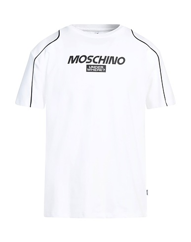 MOSCHINO Undershirt White 87% Cotton, 13% Elastane