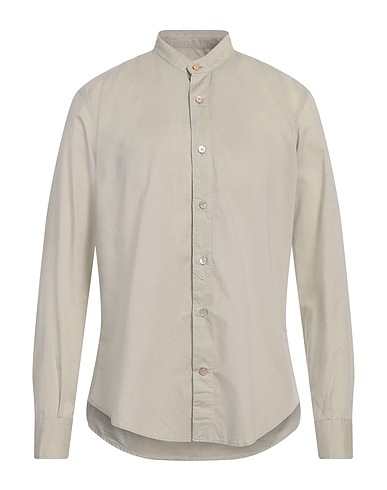 ELEVENTY Solid colour shirt Sage green 100% Cotton