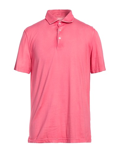 FEDELI Polo shirt Pink 100% Cotton