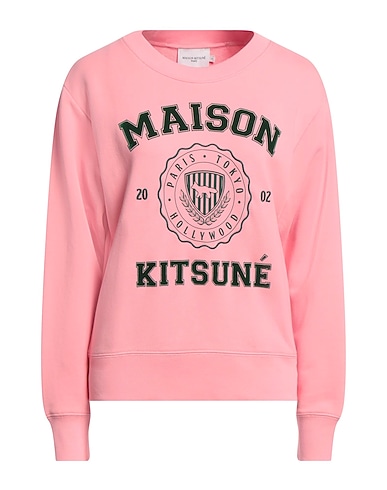 MAISON KITSUNÉ Sweatshirt Rosa 88% Baumwolle, 12% Polyester