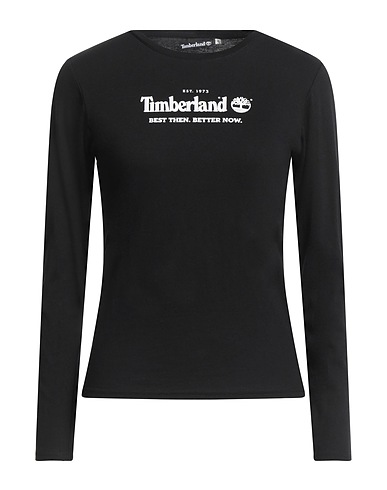 TIMBERLAND T-shirt Black 100% Cotton