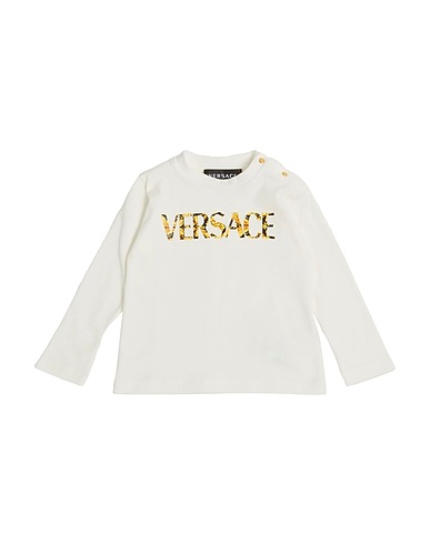 VERSACE YOUNG T-shirt Bianco 100% Cotone