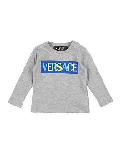 VERSACE YOUNG T-shirt Grey 100% Cotton