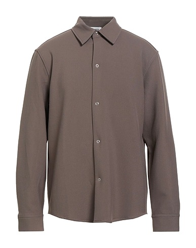 SANDRO Solid color shirt 68% Polyester, 28% Viscose, 4% Elastane