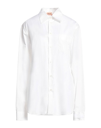 N°21 Camicie e bluse tinta unita Bianco 100% Cotone