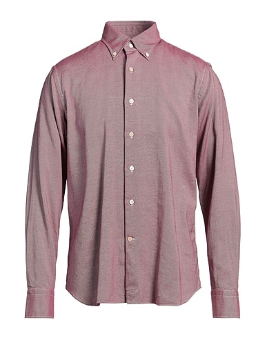 ALESSANDRO GHERARDI Solid color shirt Mauve 100% Cotton