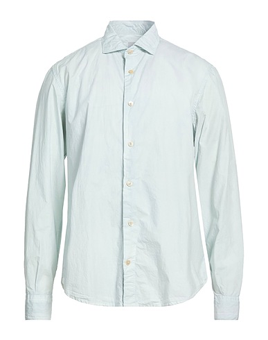 ELEVENTY Solid color shirt PLATINUM Sky blue 100% Cotton
