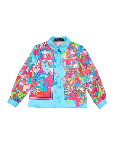 VERSACE YOUNG Patterned shirts & blouses 100% Polyester