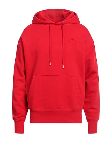 DEPARTMENT 5 Hooded track jacket  Red 85% Cotton, 15% Polyester