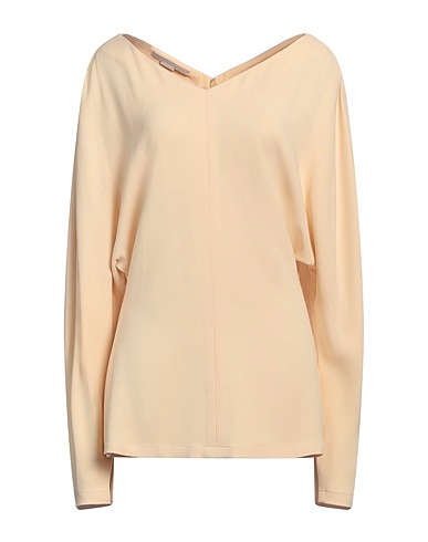 STELLA McCARTNEY Top Beige 66% Viscose, 30% Acetate, 4% Elastane