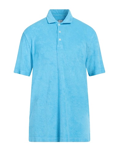 FEDELI Polo Azzurro 100% Cotone