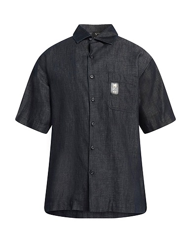 N°21 Denim shirt Blue 70% Cotton, 30% Linen