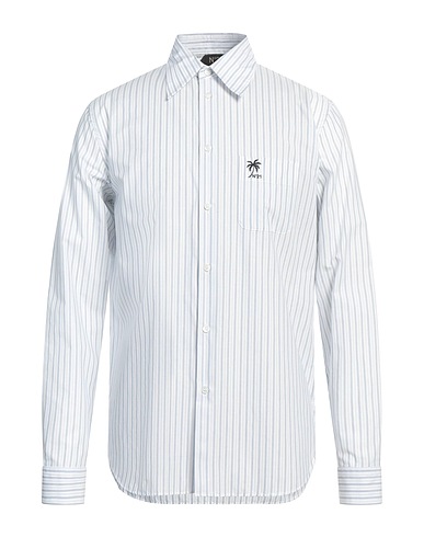 N°21 Striped shirt Light blue 100% Cotton