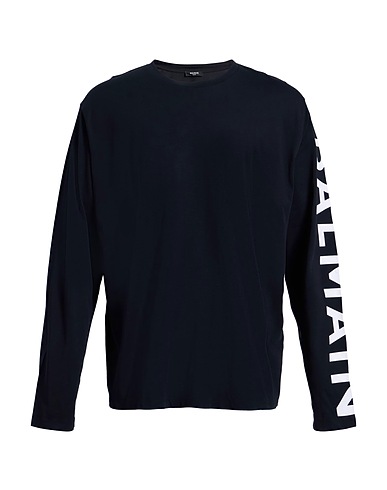BALMAIN T-Shirt Schwarz 100% Baumwolle