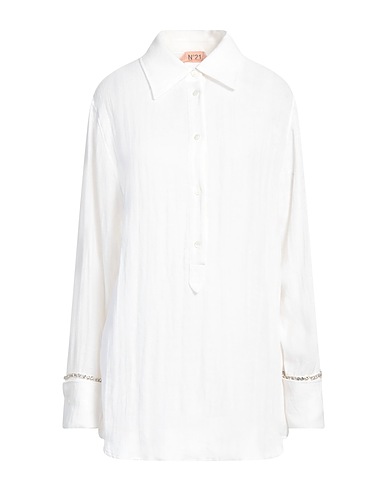 N°21 Linen shirt White 90% Linen, 10% Polyamide