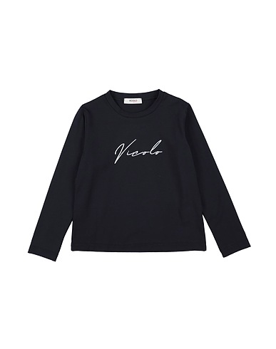 VICOLO T-shirt Midnight blue 93% Cotton, 7% Elastane