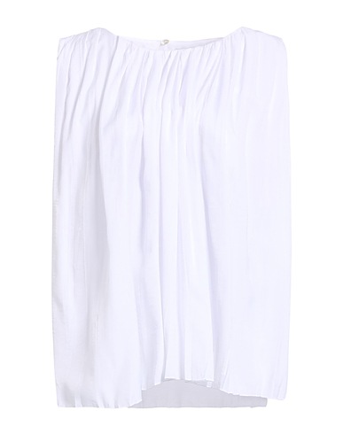 BALLANTYNE Top Bianco 52% Poliestere, 48% Viscosa