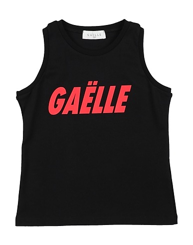 GAëLLE Paris Canotta Nero 95% Cotone, 5% Elastan