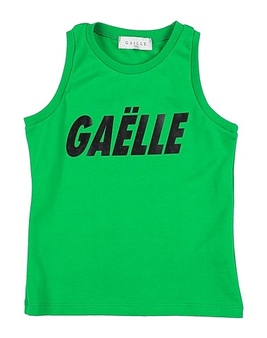 GAëLLE Paris Canotta Verde 95% Cotone, 5% Elastan