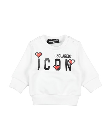 DSQUARED2 Sweatshirt White 100% Cotton, Elastane