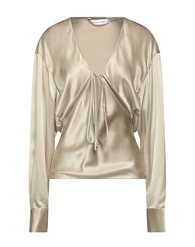 CHRISTOPHER ESBER Silk top Sage green 100% Silk