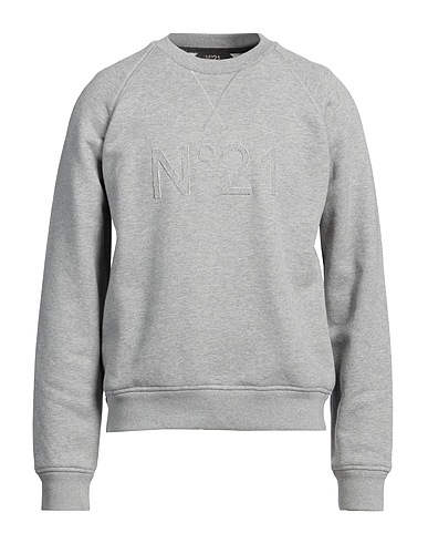 N°21 Felpa Grigio 100% Cotone