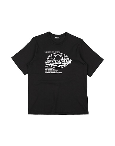 DSQUARED2 T-shirt Nero 100% Cotone