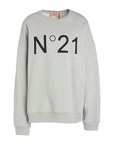 N°21 Felpa Grigio chiaro 100% Cotone