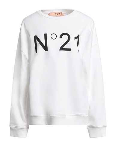 N°21 Sweatshirt White 100% Cotton