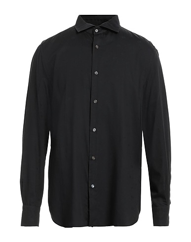 EMPORIO ARMANI Patterned shirt Black 100% Cotton