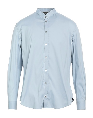EMPORIO ARMANI Camicia tinta unita Carta da zucchero 69% Cotone, 27% Poliammide, 4% Elastan
