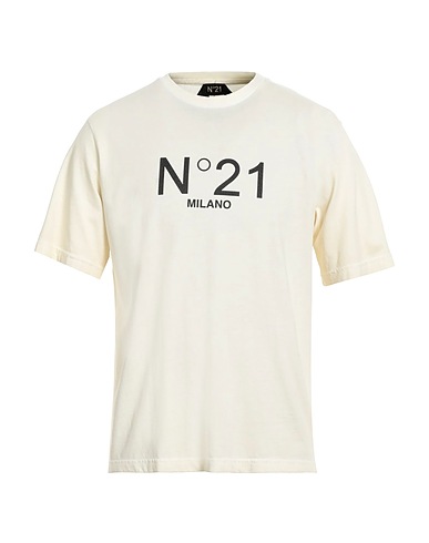 N°21 T-shirt Avorio 100% Cotone