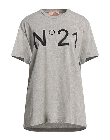 N°21 T-shirt Light grey 100% Cotton