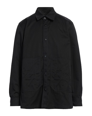 44 LABEL GROUP Solid colour shirt Black 100% Cotton
