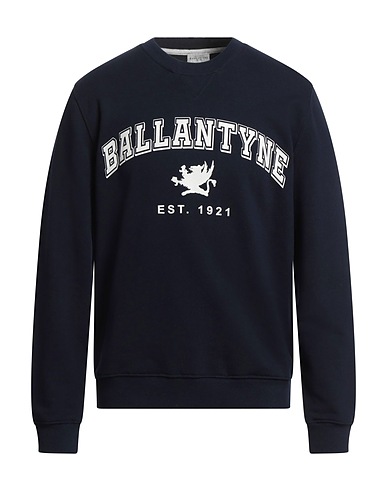 BALLANTYNE Felpa Blu notte 100% Cotone