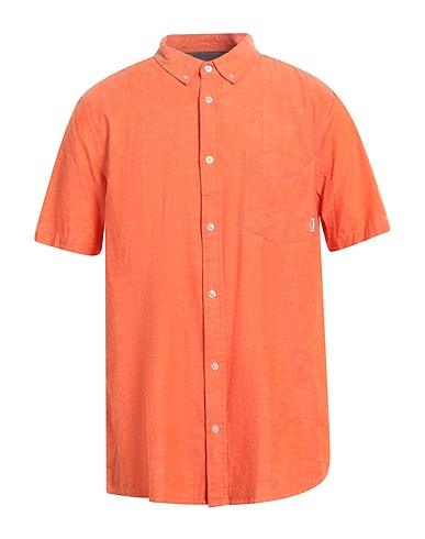 ELEMENT Camicia tinta unita Arancione 97% Cotone, 3% Poliestere