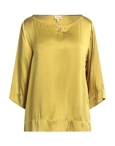 HER SHIRT HER DRESS Top Lime green 91% Silk, 9% Lycra®
