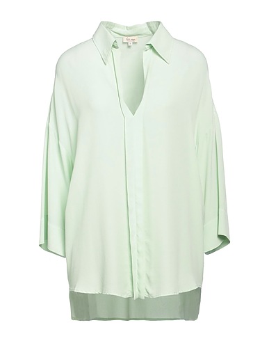 HER SHIRT HER DRESS Top Light green 60% Viscose, 40% Silk