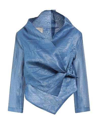 ALESSIA SANTI Blazer Pastel blue 65% Viscose, 35% Polyester
