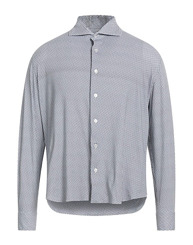 FEDELI Patterned shirt 60% Cotton, 28% Nylon, 12% Elastane