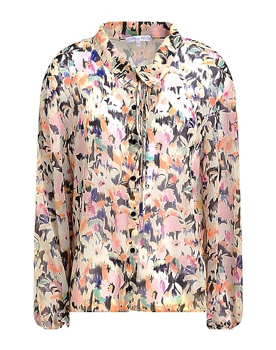 PATRIZIA PEPE Patterned shirts & blouses Light pink 100% Polyester