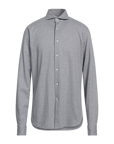 ALESSANDRO GHERARDI Patterned shirt Grey 100% Cotton