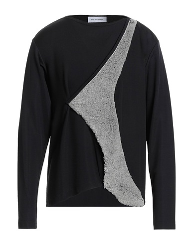 KIKO KOSTADINOV T-shirt Black 95% Viscose, 5% Elastane, Cotton